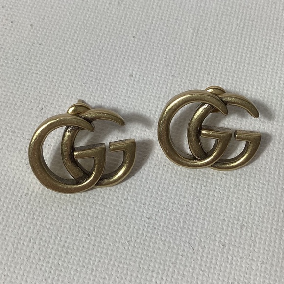 Gucci Gold Vintage GG Earrings - Picture 1 of 3